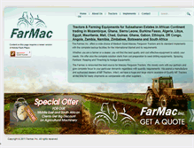 Tablet Screenshot of farmac-inc.com